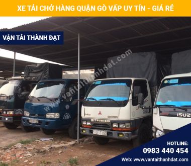 Dịch vụ cho thuê xe tải chở hàng quận Gò Vấp ✅ [GIÁ RẺ] & [UY TÍN]