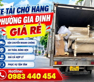 Xe Tải Chở Hàng Phường Gia Định – Giá Tốt, Nhanh Chóng