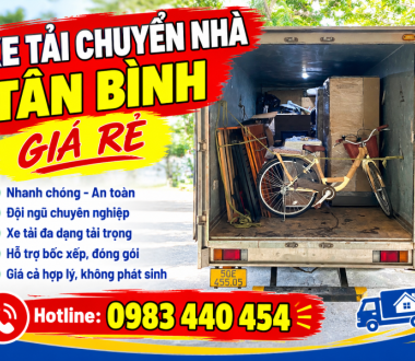 Xe Chuyển Nhà Quận Tân Bình Giá Rẻ, Uy Tín | 24/7