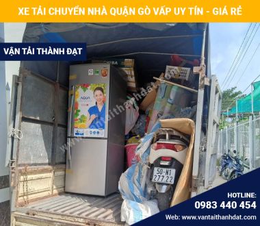 Cho thuê xe tải chuyển nhà trọn gói quận Gò Vấp nội thành và đi tỉnh