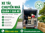 Chuyển Nhà Trọn Gói Quận 1 – An Toàn, Tiết Kiệm, Nhanh Chóng