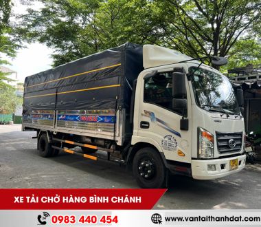 Xe tải chở hàng huyện Bình Chánh giá tốt, nhanh chóng, an toàn