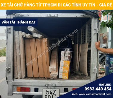 Bảng giá cho thuê xe tải chở hàng từ TPHCM đi các tỉnh - Vận Tải Thành Đạt