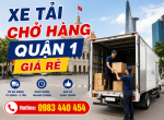 Xe Tải Chở Hàng Quận 1 Giá Rẻ, Nhanh Chóng, An Toàn