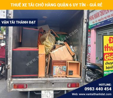 Thuê xe tải chở hàng tại quận 6 TPHCM ✅ [GIÁ RẺ] & [TRỌN GÓI]