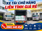 Dịch Vụ Xe Tải Chở Hàng Liên Tỉnh Uy Tín, Linh Hoạt, Giá Tốt