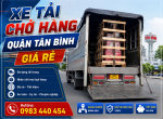 Xe Tải Chở Hàng Quận Tân Bình Uy Tín, Giá Tốt | Gọi Là Có Xe