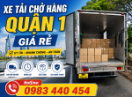 Cho Thuê Xe Tải Chở Hàng Quận 1 Uy Tín - Giá Rẻ [Gọi Là Xe Ngay]