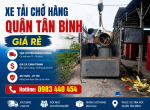 Xe Tải Chở Hàng Quận Tân Bình Uy Tín, Giá Tốt, Nhanh Chóng
