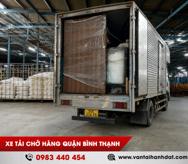 Dịch Vụ Xe Tải Chở Hàng Quận Bình Thạnh Uy Tín – 24/7 – Giá Rẻ