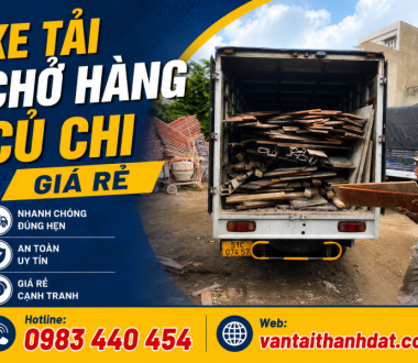 Xe Tải Chở Hàng Củ Chi Giá Rẻ, Uy Tín 24/7
