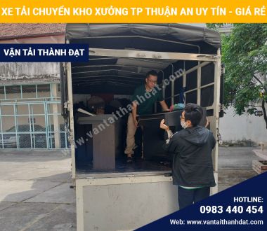 Dịch Vụ Chuyển Kho Xưởng Tại TP Thuận An Giá Rẻ Bao Trọn Gói