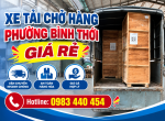 Thuê Xe Tải Chở Hàng Phường Bình Thới Giá Rẻ, Nhanh Chóng 24/7