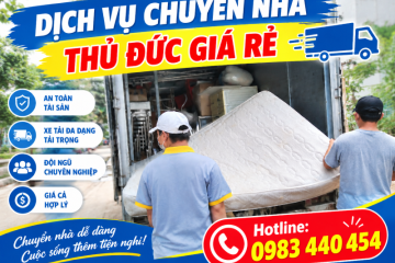 Chuyển Nhà Trọn Gói Thủ Đức – Chuyên Nghiệp, Nhanh Chóng, Tiết Kiệm