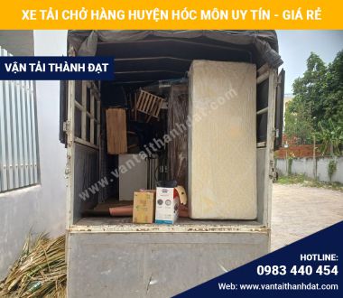 Dịch vụ xe tải chở hàng huyện Hóc Môn ✅ GIÁ RẺ - AN TOÀN - UY TÍN