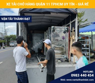 Dịch vụ xe tải chở hàng Quận 11 Giá Rẻ, Uy Tín, Chuyên Nghiệp