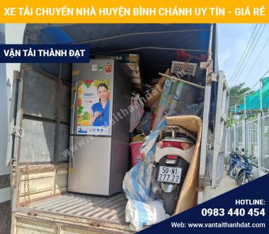 Dịch vụ chuyển dọn nhà trọn gói huyện Bình Chánh giá rẻ